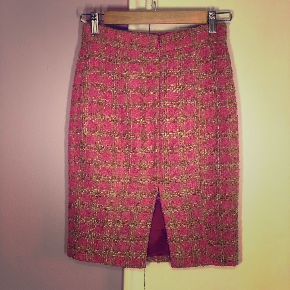 Pink Valentino Red Pencil Skirt